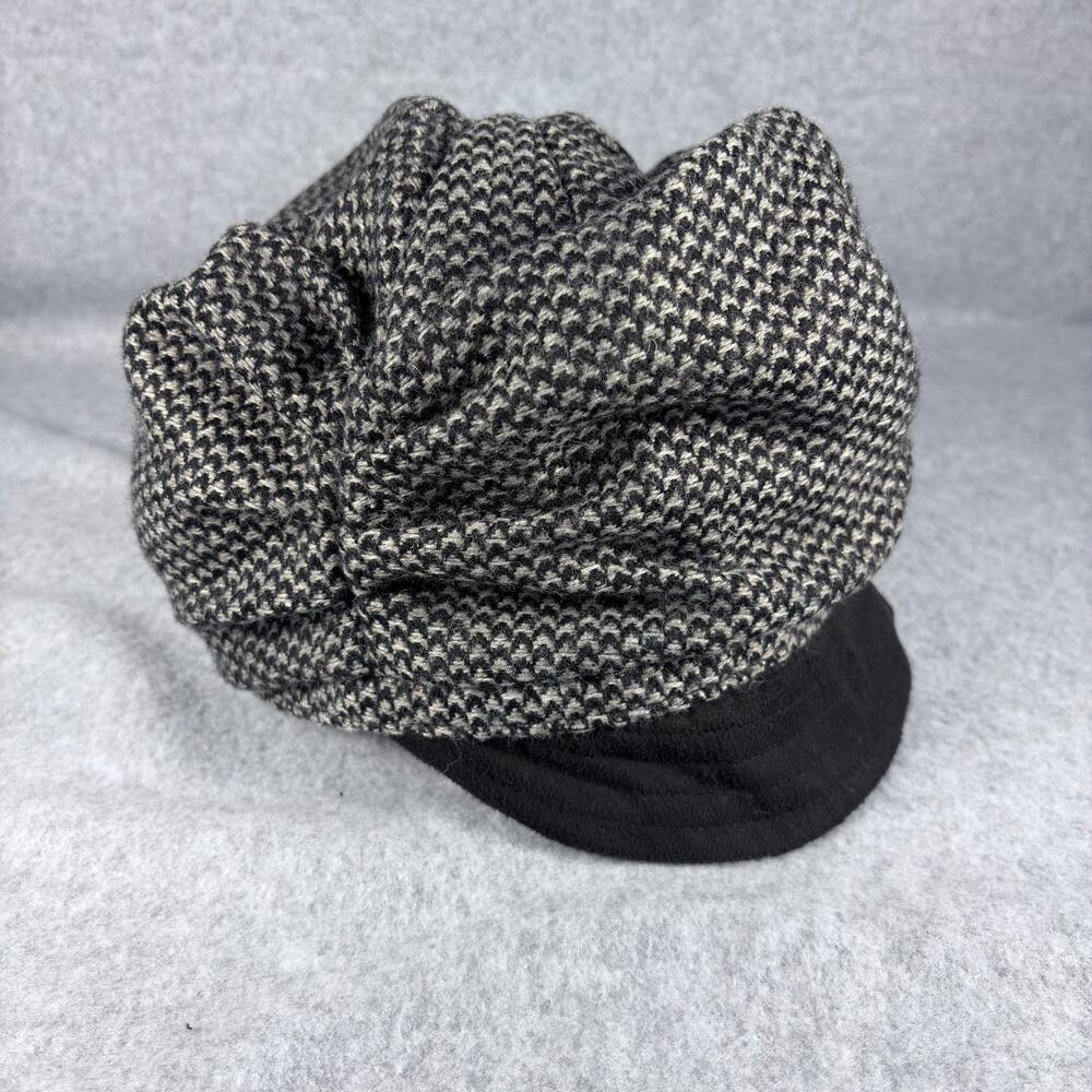 Element Crowns Newsboys Hat Black/Gray Wool Style Code #JAHTQBIL Skateboarding